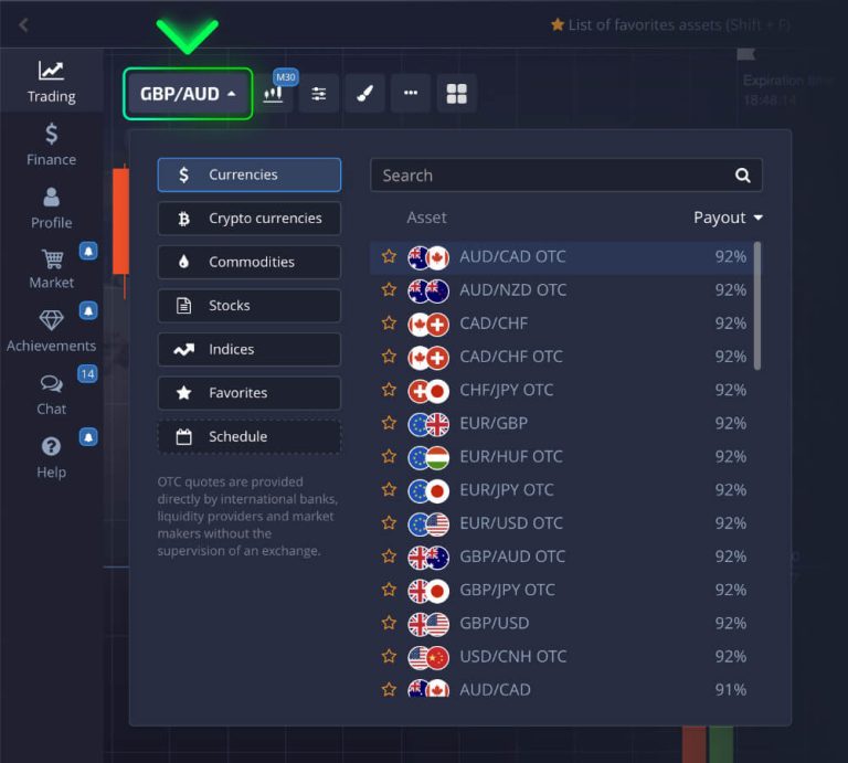 Pocket Option Chat